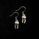 Silver Teeth Earrings