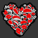 Venus Flytrap Heart Sticker by Cass Engle