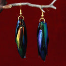 Jewel Beetle Earrings