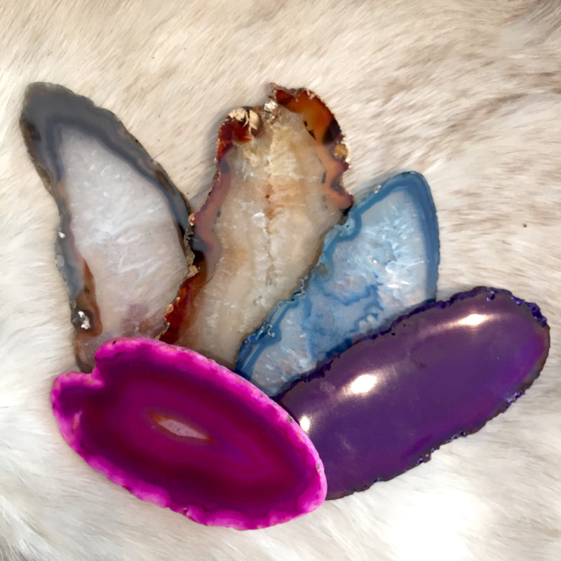 Dyed Agate Slab 2" - 3" - Curious Nature