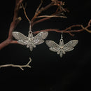 Death's Head Moth Earrings