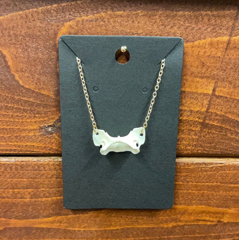 Mink Atlas Bone Necklace