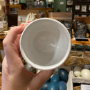 White Ceramic Eye Pot