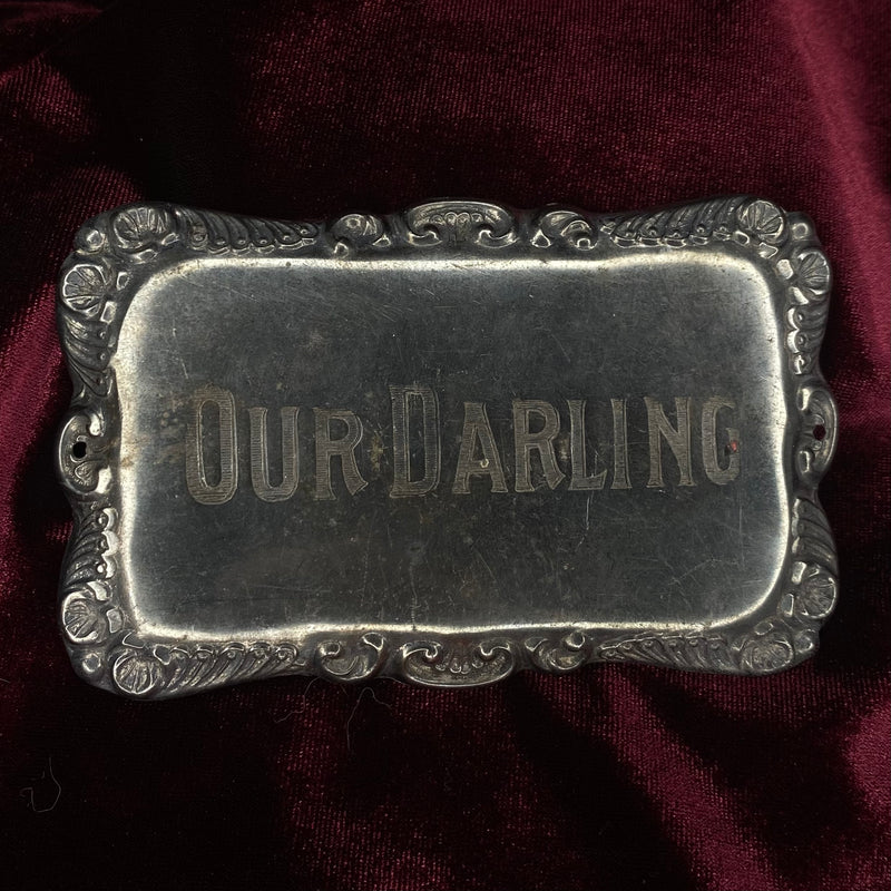 "Our Darling" Casket Plate