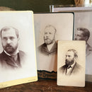 Antique Bearded Men Cabinet Cards - Curious Nature