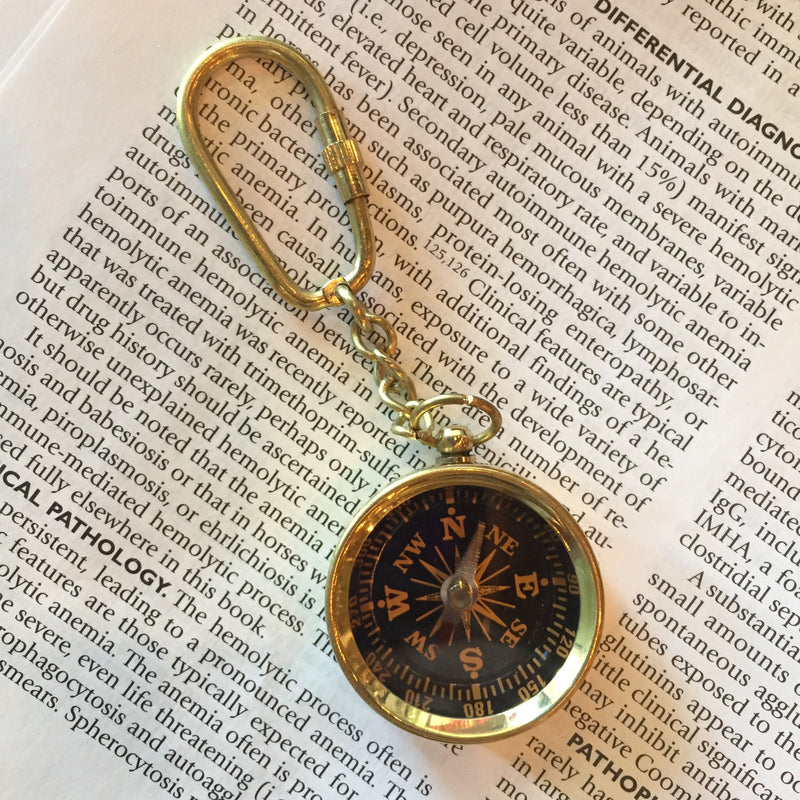 Mini Compass Keychain