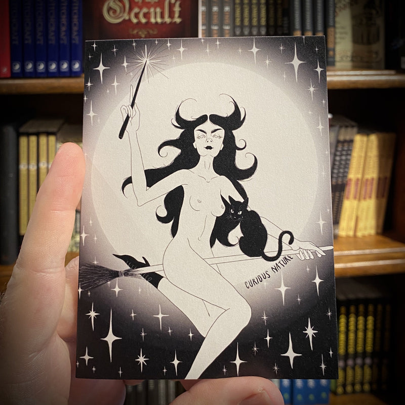Witch Greeting Card - Curious Nature