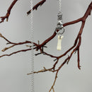 Hand and Hoop Necklace