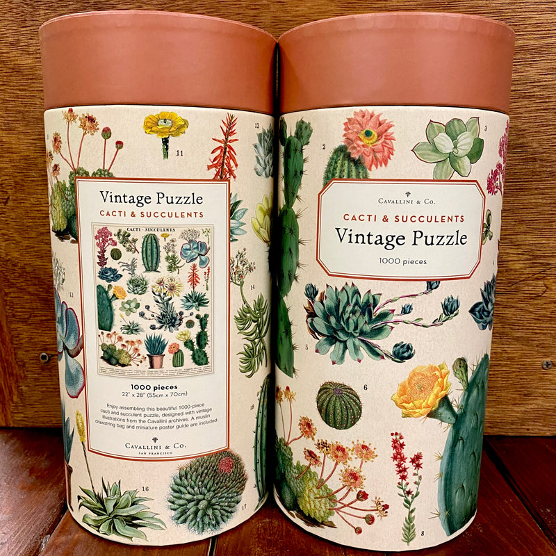 vintage puzzle cacti and succulents Vintage Puzzle