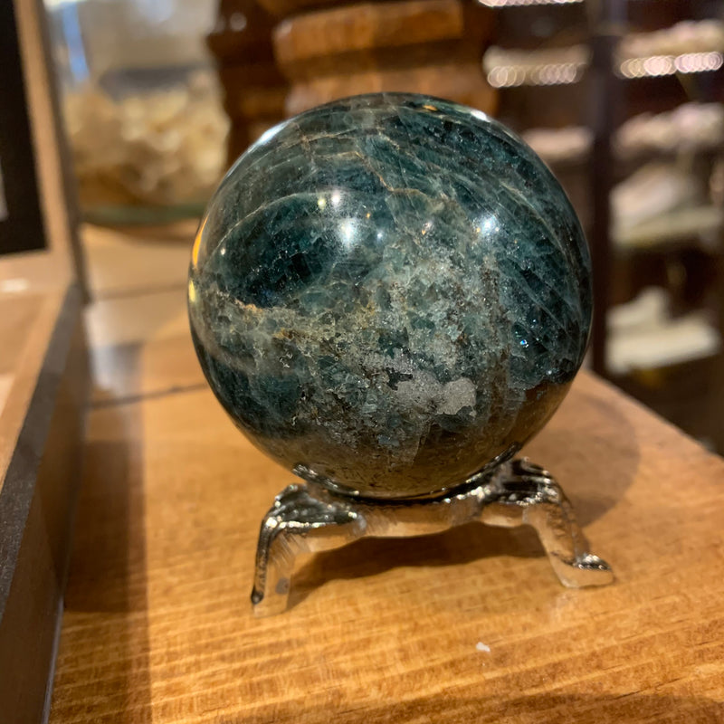 Green Apatite Sphere