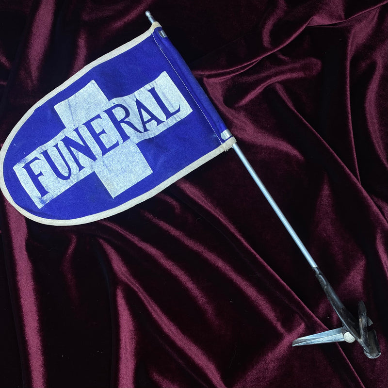 Vintage Funeral Flag